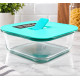 Контейнер квадратний 1100мл Luminarc UniqueBox Turquoise V7338
