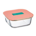 Контейнер квадратний 800мл Luminarc UniqueBox Orange V7337