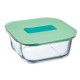 Контейнер квадратний 530мл Luminarc UniqueBox Green V7336