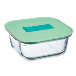 Контейнер квадратний 530мл Luminarc UniqueBox Green V7336