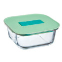 Контейнер квадратний 530мл Luminarc UniqueBox Green V7336