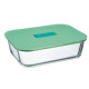 Контейнер прямокутний 630мл Luminarc UniqueBox Green V7333