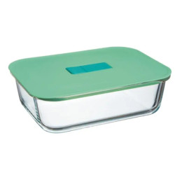 Контейнер прямокутний 630мл Luminarc UniqueBox Green V7333