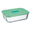 Контейнер прямокутний 630мл Luminarc UniqueBox Green V7333