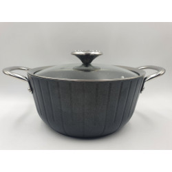 Каструля 6,2 л (28 х 12 см) OMS 3118-28-6,2л-black