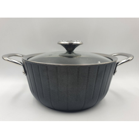 Каструля 6,2 л (28 х 12 см) OMS 3118-28-6,2л-black