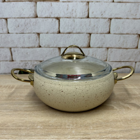 Каструля 5,5 л (26 х 11 см) OMS 3141-26-5,5л-Ivory
