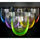 Стаканы для воды Bohemia Rainbow низкие 300 мл-6шт