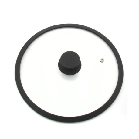 Lessner.Кришка термостійке скло з силіконом. D=26