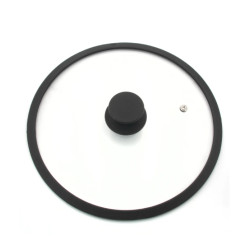 Кришка термостійке скло з силіконом 24 Lessner 88392-24