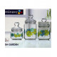 Набор банок для сыпучих 3пр Luminarc Fresh Garden Blue J6824