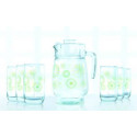 Набор для воды 7 предметов Green Flakes Luminarc L6131
