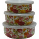 Набор емкостей для хранения продуктов 6 пр Розовый рай Interos 15022
