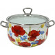 Кастрюля 24 см 5,7 л Маковое поле Interos 15023