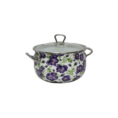 Кастрюля 16 см 2,1 л Фиалка Interos 1975
