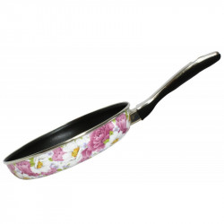 Сковорода эмалированная без крышки 24 см Пион Interos 2545