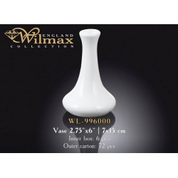 Wilmax Ваза 15x7см WL-996000