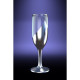Бокалы для шампанского 190мл Бистро  декор "Серебряный галстук" S44-419