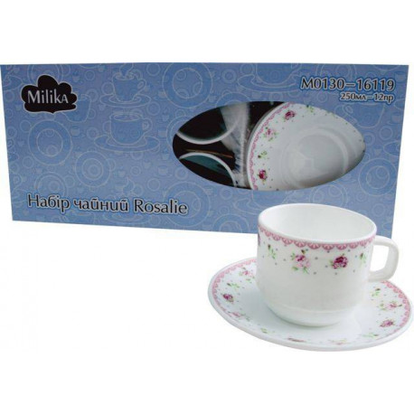 Сервиз чайный 12пр Milika Rosalie M0130-16119