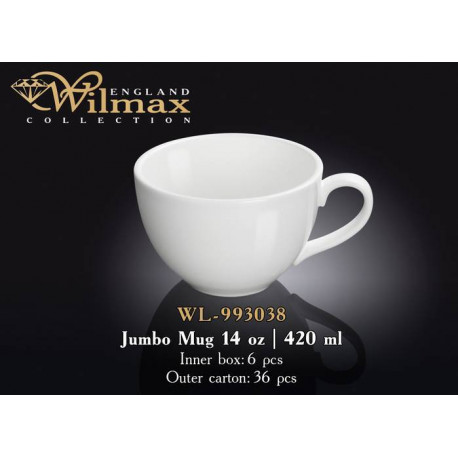Кружка джамбо 420мл Wilmax WL-993038