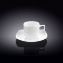 Набор кофейный 12пр (чашка 90мл-6шт,блюдце-6шт) Wilmax WL-993041/6С