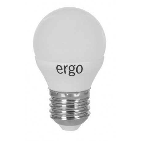 Светодиодная лампа (LED) ERGO Standard G45 E27 6W 220V 4100K (LSTG45E276ANFN)