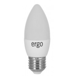 Светодиодная лампа (LED) ERGO Standard C37 E27 5W 220V 3000K (LSTC37E275AWFN)