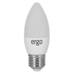 Светодиодная лампа (LED) ERGO Standard C37 E27 6W 220V 3000K (LSTC37E276AWFN)