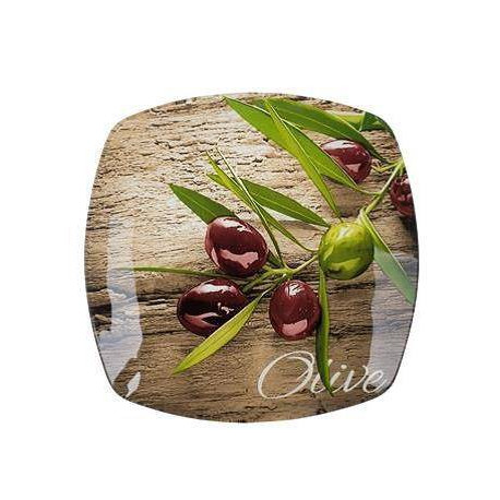 Блюдо квадратное 25см Viva Olive Tree S350010B-Q077