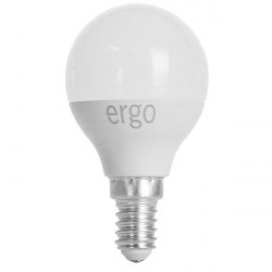 Светодиодная лампа (LED) ERGO Standard G45 E14 6W 220V 3000K (LBCG45E146AWFN)