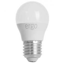 Светодиодная лампа (LED) ERGO Standard G45 E27 6W 220V 3000K (LBCG45E276AWFN)