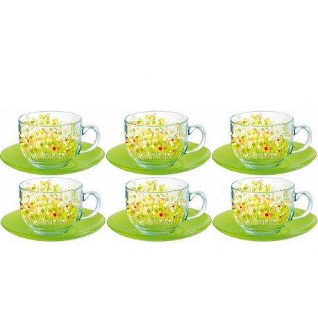 Luminarc Flowerfield Anis Набор для чая 220мл-12пр H2496