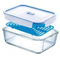Емкость для еды 2900мл с решеткой Luminarс Pure Box Active J7335