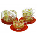 Luminarc Flowerfield Red сервиз чайный 220мл-12пр H2486