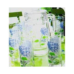 Luminarc Hortensia Blue Набор/вода 7пр.Е d8520