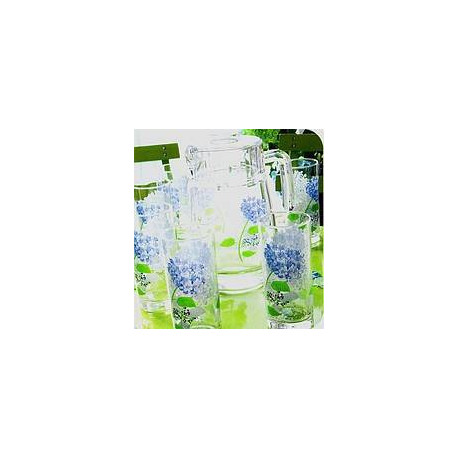 Luminarc Hortensia Blue Набор/вода 7пр.Е d8520