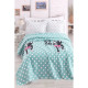 Покрывало пике Eponj Home - Boston Mint вафельное