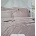 Постельное белье евро Deco Bianca сатин жаккард jk16-01 lila лиловое
