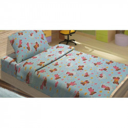 Детское постельное белье для младенцев Lotus ранфорс - BoBi голубой