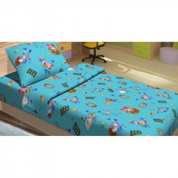 Детское постельное белье для младенцев Lotus ранфорс - JiMi голубой