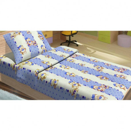 Детское постельное белье для младенцев Lotus ранфорс - MiMi голубой