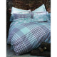 Постельное белье Karaca Home евро - Merlin бирюза стеганое