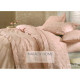 Набор постельное белье с покрывалом пике Karaca Home евро - Karya 2016 pudra