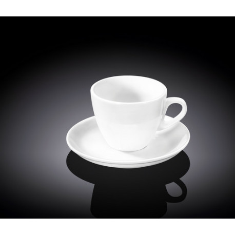 Чашка кофейная и блюдце 110мл Wilmax WL-993174