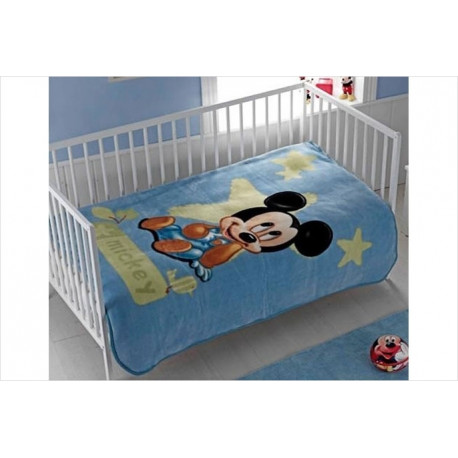 Плед для младенцев Tac Disney 110х140 - Mickey Baby голубой