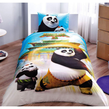 Постельное белье 160х220 подростковое Tac Disney - Kung Fu Panda Movie