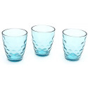Набор стаканов 350МЛ (3ШТ) Bonadi голубой 533-31