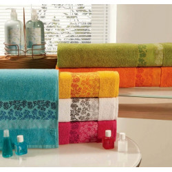 Полотенце махровое Home Line 70х140 - Demeter голубое