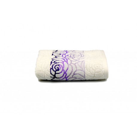 Полотенце махровое Home Line 50х90 - Perimele белое