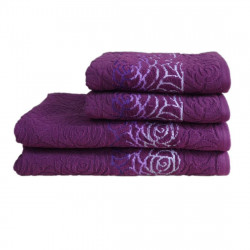 Полотенце махровое Home Line 50х90 - Perimele фиолетовое